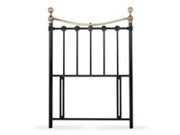 Corona 3 Single Black Headboard