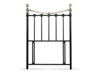 Corona 4 6`` Double Black Headboard