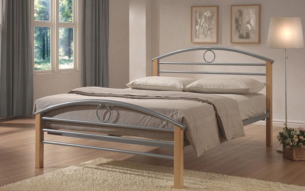 Limelight Pegasus Metal and Wooden Bedstead,