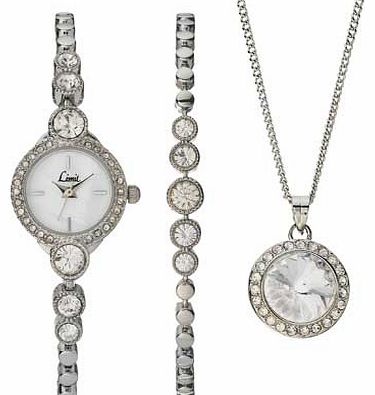 Limit Ladies Stone Set Watch Set