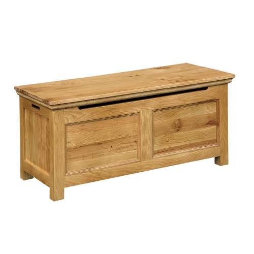 Lincoln Oak Blanket Box