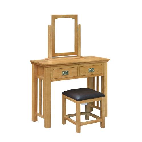 Lincoln Oak Dressing Table Set