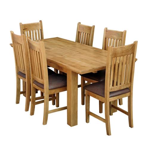 Lincoln Oak Extending Dining Table