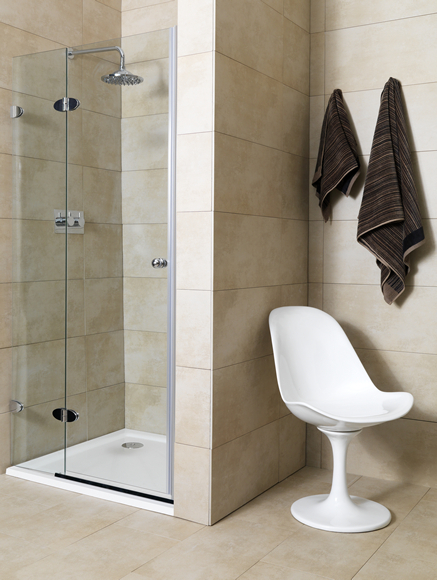 linda barker 2 Part Shower Door 80 Left