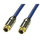 Premium Gold S-Video Cable - 75 Ohm 1m