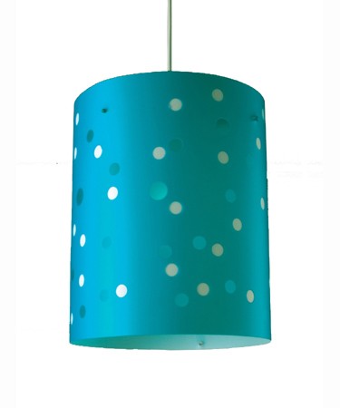 Linea Zero Large blue polka dot ceiling light