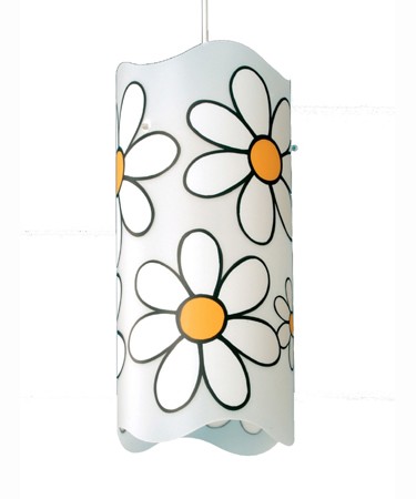 Linea Zero Small daisy patterned ceiling light