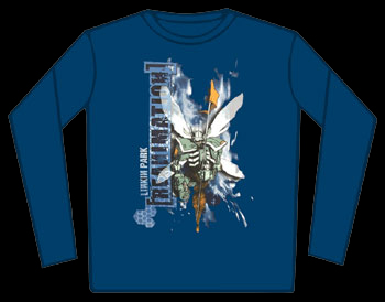 Robot Fire Long Sleeved T-Shirt