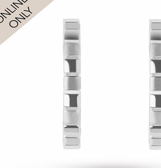 Links of London Cubist Hoop Earrings 925o