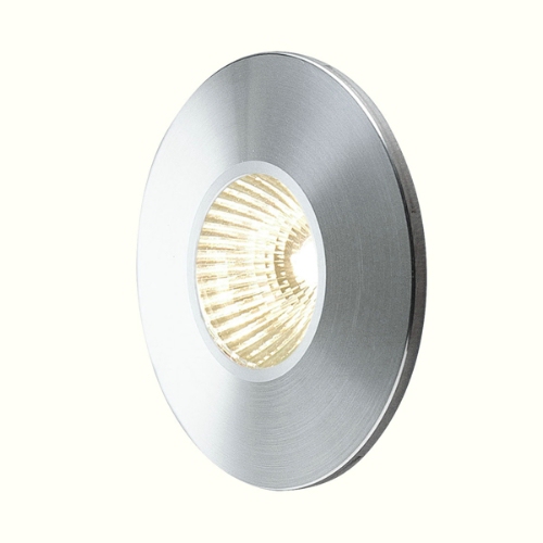 LIS 80mm LV Shower Light Aluminium