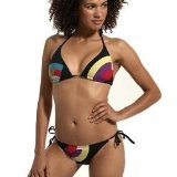 Lisa Ho Swim Jet Set Sliding Tri Top - Black