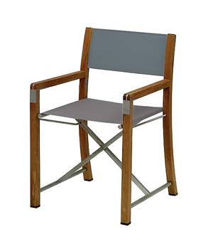 Lister Rivoli Directors Chair in Grey - WHILE STOCKS LAST!