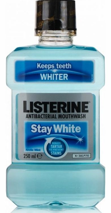 Listerine Antibacterial Mouthwash Stay White