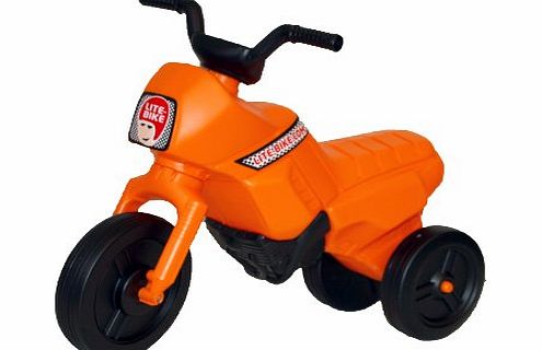 Lite-Bike Ride-on Toddler Trike, Push-along Motorbike, Kids Bike (18-24 months, Orange)