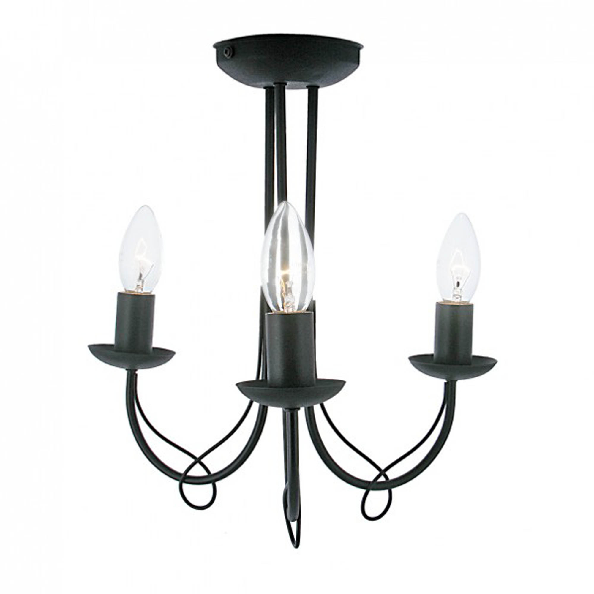 Fauna Black Ceiling Light