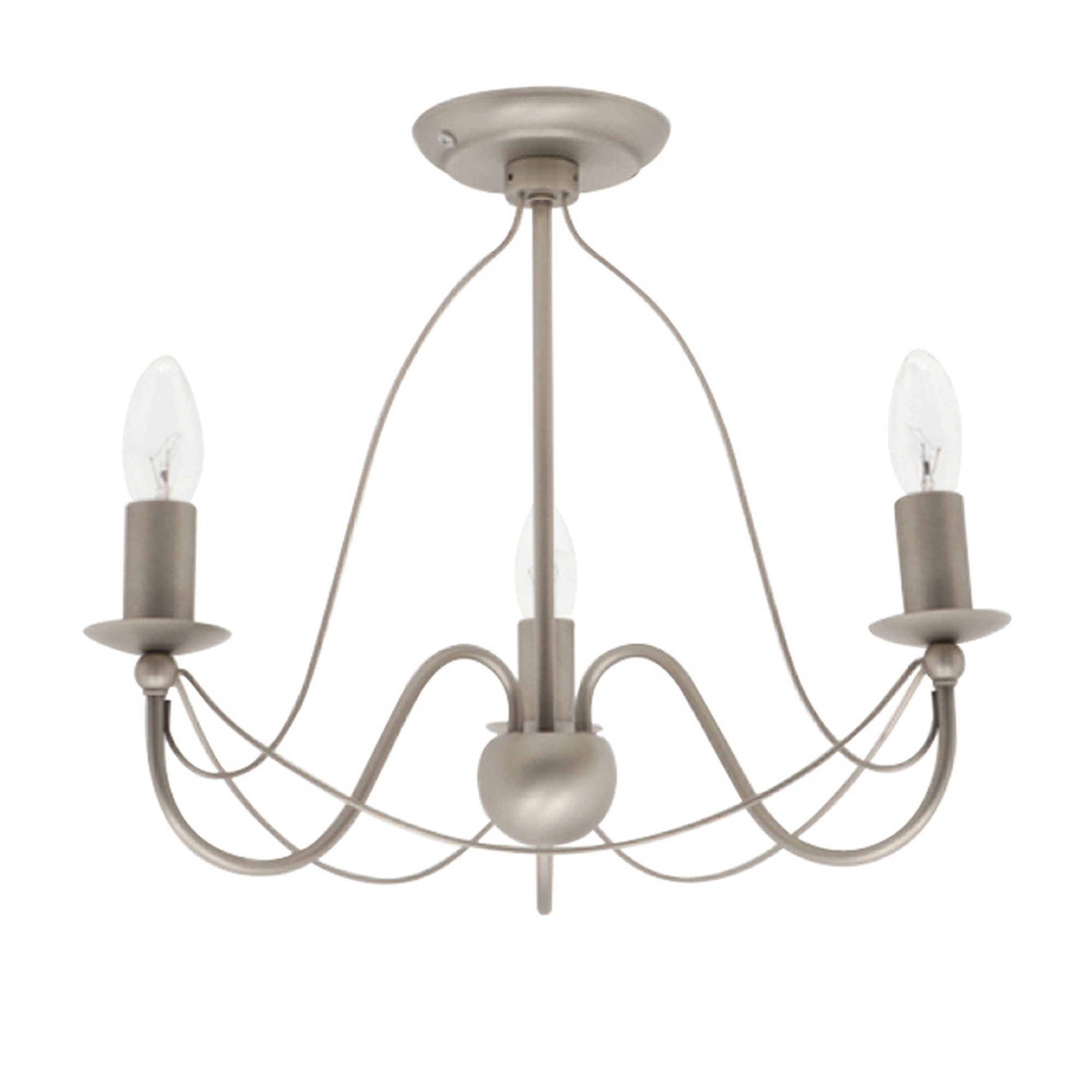 Freya Pewter Ceiling Light