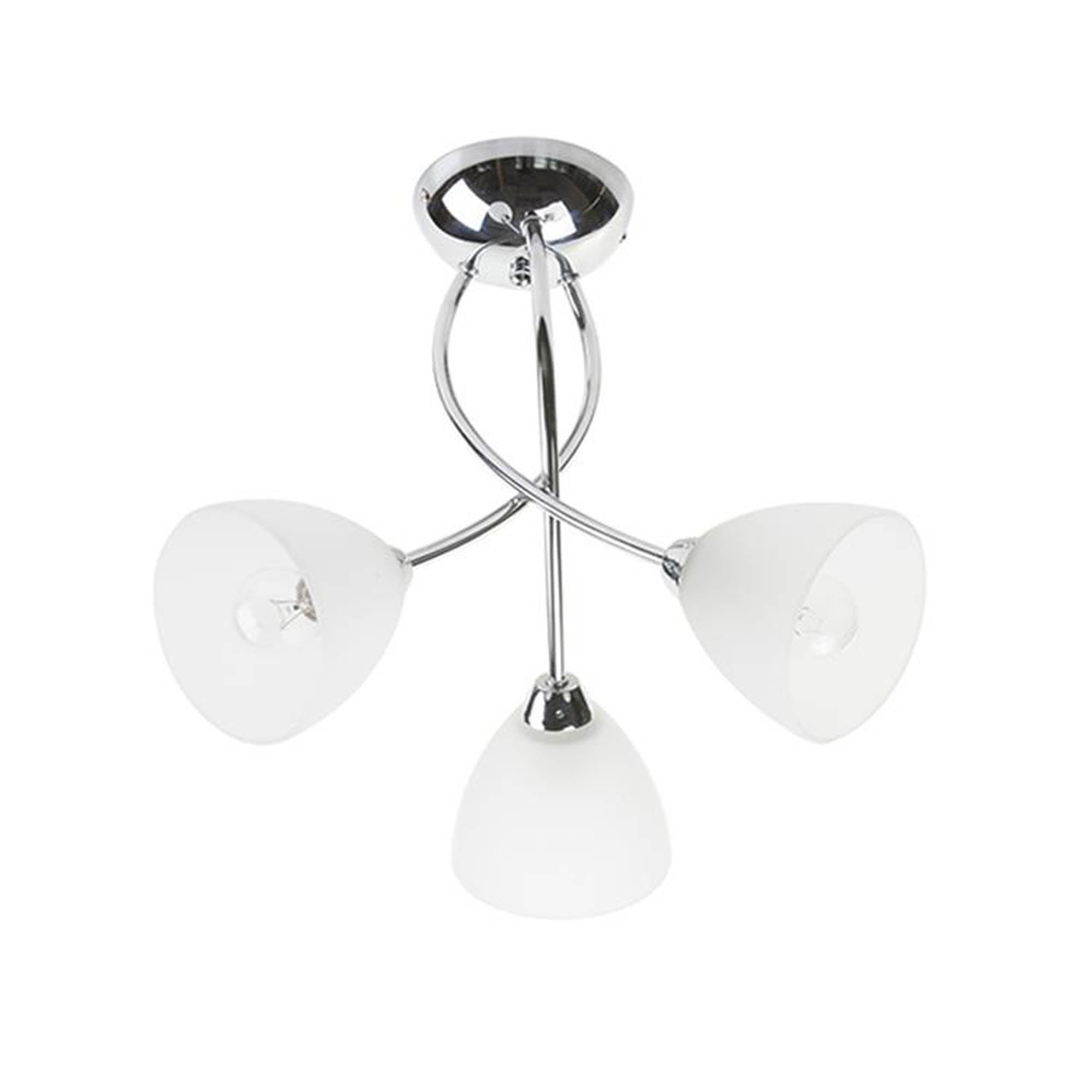 Kro Chrome Ceiling Light