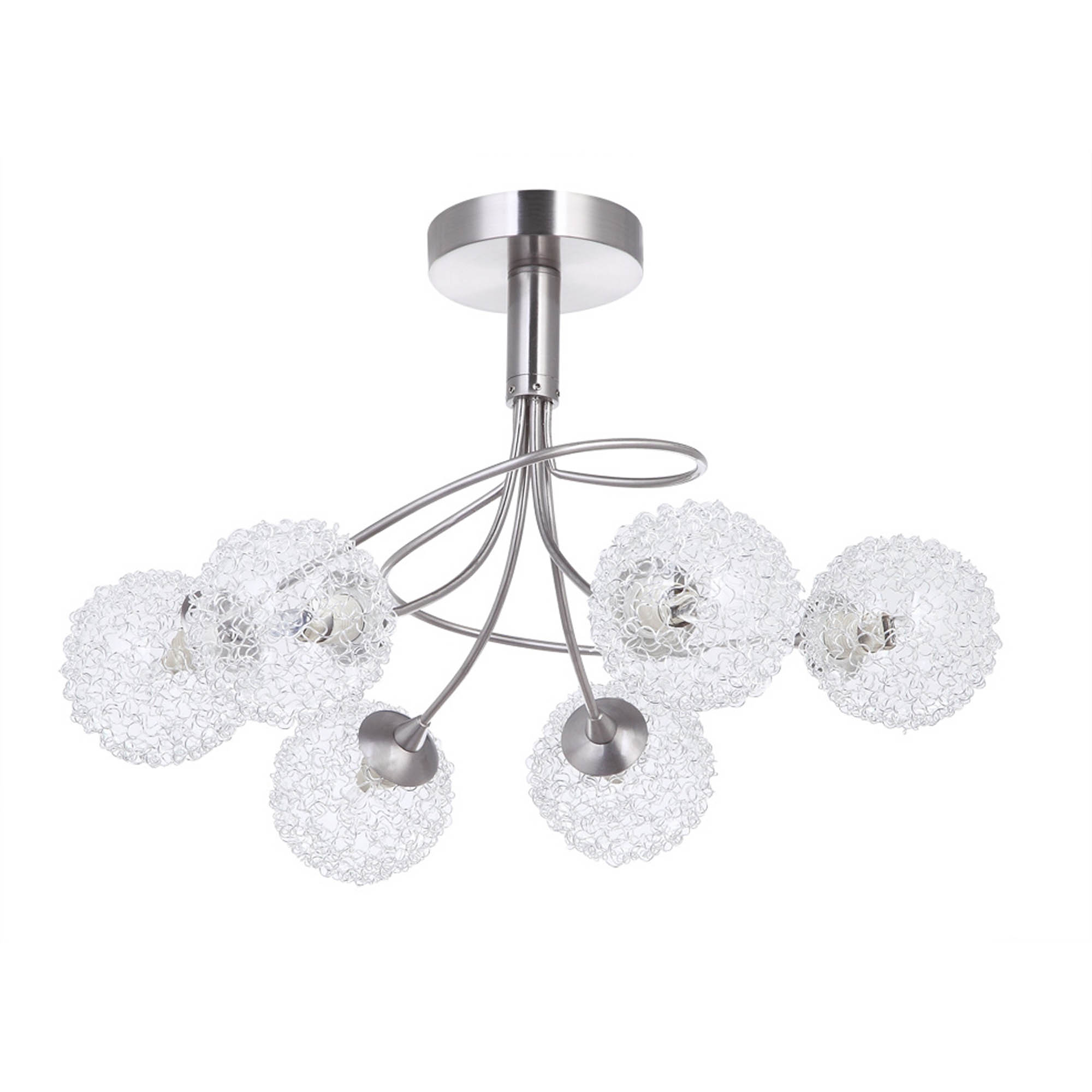 Proton Chrome Ceiling Light