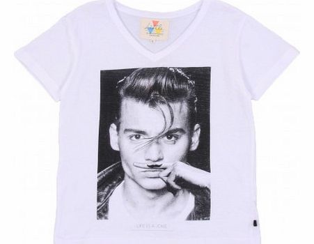 Johnny T-shirt White `8 years,10 years,12