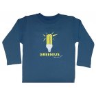 Greenius Baby Longsleeved Tee (Seal Navy)