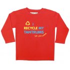 Little Green Radicals I Recycle My Tantrums Kids Longsleeved Tee (Fox