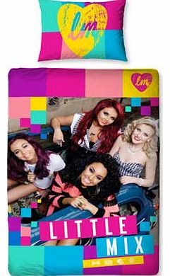 Little Mix Neon Duvet Cover Set - Single