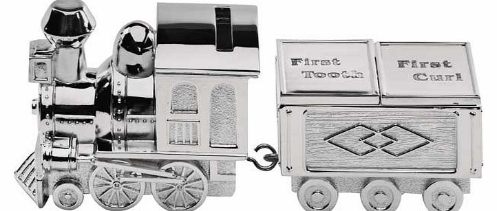 Silver Plated Train Money Box