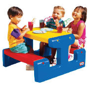 Little Tikes Junior Primary Picnic Table