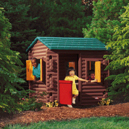 little tikes Log Cabin