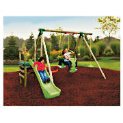 Strasbourg Wooden Slide N Swing Set