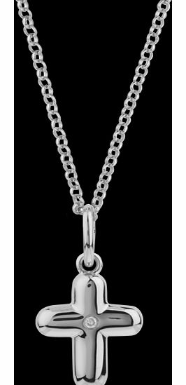 Little Wishes Silver Cross Pendant P5233D-2W-001A