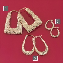 LARGE HANDBAG CREOLE EAR-RINGS