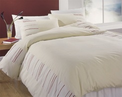 Littlewoods-Index slate stripe duvet cover set