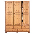 stockholm three-door-five drawer robe