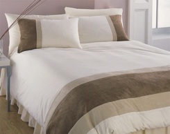 Littlewoods-Index suede-effect duvet cover set