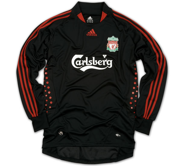 Adidas 08-09 Liverpool GK home - Kids