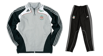 Adidas 08-09 Liverpool Presentation Tracksuit (grey)
