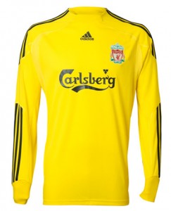 Adidas 09-10 Liverpool GK home - Kids