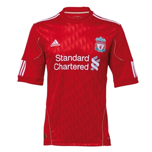 Liverpool Adidas 2010-11 Liverpool Adidas Home Shirt