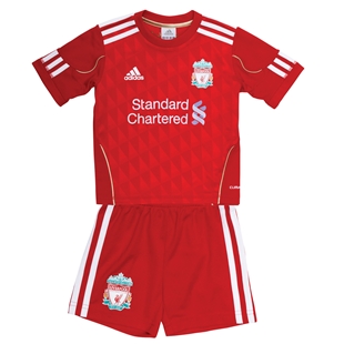 Adidas 2010-11 Liverpool Little Boys Home Mini Kit