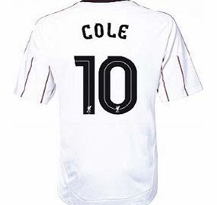 Liverpool Away Shirt Adidas 2010-11 Liverpool Away Shirt (Cole 10) European