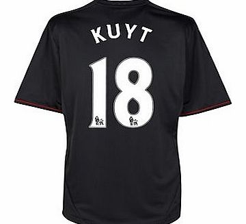 Adidas 2011-12 Liverpool Away Football Shirt (Kuyt 18)