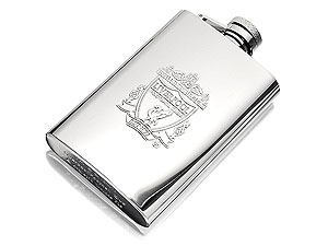 liverpool FC 4oz Captive Top Hip Flask 013207