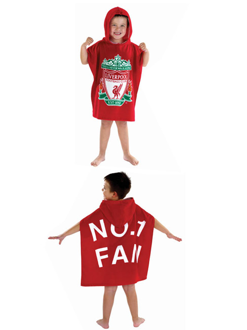 Liverpool FC Poncho Hooded Towcho Towel