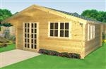 Log Cabin: 3 x 4m - Natural pine