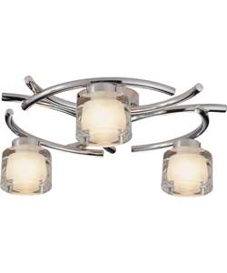 Living Hoop Oval Glass Ceiling Light