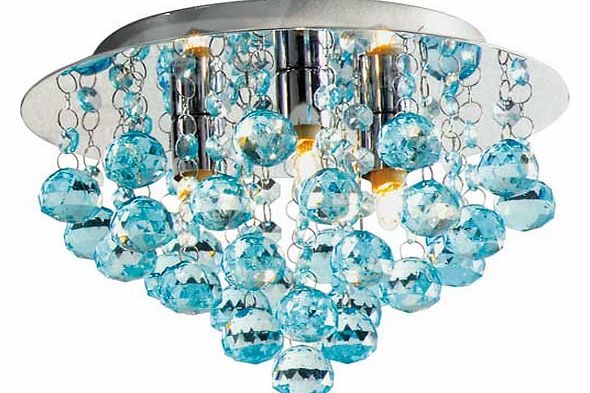 Joy Flush Droplets Ceiling Fitting Duck Egg