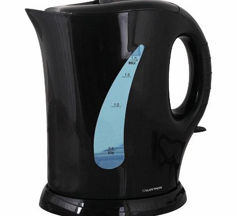 LLOYTRON  Cordless Kettle, 1.7 Litre, 2 Kilowatt, Black