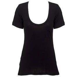 LNA Short Sleeve Pocket Tee in Black