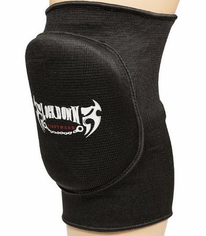 Lockdown Knee Pads Support Karate TKD Kickboxing MMA - Black : Size - L/XL